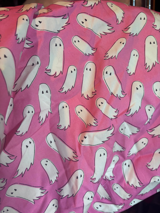Rare Print Pink Ghost Adult Play Dress (ships August 29th)