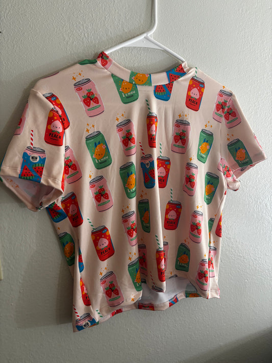 XL summer pop baby tee
